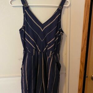 Jumpsuit, navy blue, small
